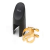 Image de Ligature H et Couvre-bec Alto (Plaquée Or) - HAS1G Ligatures saxophone alto