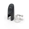 Image de Ligature Couvre-bec Rico Sax Soprano Plaquée Nickel Ligatures saxophone soprano