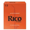 Image de Rda1015 - Anches Clarinette Alto Rico , Force1,5 (Pack De10) Anches clarinette alto