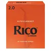 Image de Rda1020 - Anches Clarinette Alto Rico , Force2 (Pack De10) Anches clarinette alto