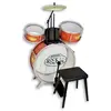 Image de Batterie 4 pieces rouge avec tabouret