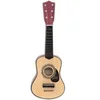 Image de guitare en bois à 6 cordes 55 cm