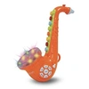 Image de saxophone avec effets lumineux 32 cm orange