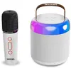 Image de Mini Haut-parleur Sans Fil Avec Microphone Sans Fil Et Effets Lumineux