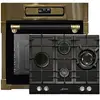 Image de Four encastrable 80L Set four EH 6726 AD et KCG 6394 Retro