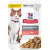 Image de Hill´s Aliment Pour Chat Sp Stérilisé Poulet Saumon Dinde Truite 12x85g 12X85g