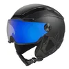 Image de Bollé - V-Line - Casque ski avec visière Black Matte / Photochromic Blue - S (52 - 55 cm)
