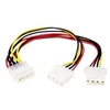 Image de LP4 to 2x LP4 Power Y Splitter Cable M/F - câble d'alimentation - 0.2 m