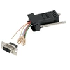 Image de Adaptateur modulaire DB9 (RS232 RS422 RS485) vers RJ45 - Femelle / Femelle - Noir - Adaptateur série - DB-9 (F) pour RJ-45 (F) - pour P/N: