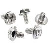Image de Vis de remplacement 6 mm nº 6-32 pour assemblage d'ordinateur - Kit de visserie - argent - 0.6 cm (pack de 50) - pour P/N: PCSCREWKIT