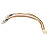 Image de Câble Y d'alimentation pour Ventilateur TX3 - Câble Répartiteur 3 broches pour PC -15cm - 1x Molex Fan (F), 2x Molex Fan (M) - Répartiteur