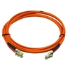 Image de Câble fibre optique duplex multimode 50/125 OM2 de 2 m - LC vers LC - LSZH - Orange - Câble réseau - LC multi-mode (M) pour LC multi-mode (M) - 2 m -