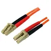 Image de Câble fibre optique duplex multimode 50/125 OM2 de 3 m - LC vers LC - LSZH - Orange - Câble réseau - LC multi-mode (M) pour LC multi-mode (M) - 3 m -