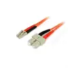Image de StarTech 1m Multimode Fiber Patch Cable LC - SC