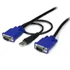 Image de StarTech 3m 2-in-1 Ultra Thin USB KVM Cable