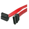 Image de Câble Serial SATA vers SATA à angle droit 60 cm - Câble SATA - Serial ATA 150/300/600 - SATA (R) pour SATA (R) - 61 cm - connecteur coudé - rouge -