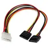 Image de StarTech 12" LP4 to 2x SATA Power Y Cable Adapter