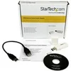 Image de Carte son externe USB vers audio stéréo - Adaptateur audio stéréo - 1x USB A mâle - 2x 3,5 mm Mini-Jack femelle - Carte son - stéreo - USB 2.0 - pour