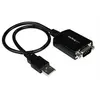 Image de Câble Adaptateur de 30cm USB vers Série DB9 RS232 - Mémorisation de Port COM - 1x DB-9 Mâle - 1x USB A Mâle - Adaptateur série - USB - RS-232 - noir