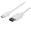 Image de Câble adaptateur USB C vers DisplayPort 1,8 m - 4K - Blanc - Câble DisplayPort - 24 pin USB-C (M) pour DisplayPort (M) - Displayport 1.2/Thunderbolt