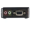Image de Switch KVM USB VGA à 4 ports avec câbles - Kit commutateur écran clavier souris - Noir - Commutateur écran-clavier-souris/audio - 4 x KVM / audio - 1