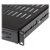 Image de Etagère ventilée à profondeur reglable 1U montable en rack - Etagère pour rack - noir - 1U - 19" - pour P/N: CABSCRWS1224, RK1536BKF, RK1836BKF,