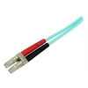 Image de Câble Fibre Optique Multimode de 2m LC/UPC vers SC/UPC OM3 - Cordon de raccordement - LC multi-mode (M) pour SC multi-mode (M) - 2 m - 2 m - fibre