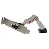 Image de StarTech DB9 Male avec plaque support vers IDC 10 Femelle#