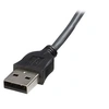 Image de Cable KVM ultrafin 2 en 1 USB VGA - 1,8 m - Câble clavier / vidéo / souris (KVM) - USB, HD-15 (VGA) (M) pour HD-15 (VGA) (M) - 1.8 m - noir - pour