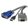 Image de StarTech 1.8m Ultra-Thin USB VGA 2-in-1 KVM Cable