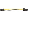 Image de Câble adaptateur d'alimentation PCI Express à 6 broches vers 8 broches de 15 cm - PCIe 6 pin vers 8 pin - F/M - Adaptateur secteur - Alimentation