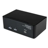 Image de Switch KVM USB 2 ports DVI VGA avec audio - Commutateur USB 2.0 - Commutateur écran-clavier-souris/audio/USB - 2 x KVM / audio / USB - 1 utilisateur