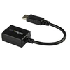 Image de StarTech Adaptateur vidéo DisplayPort vers VGA - Convertisseur DP vers HD15 - M/F - 1920x1200 - Noir - Carte d'écran - DisplayPort (M) pour HD-15