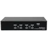 Image de Switch KVM DisplayPort à 4 ports - Hub USB et partage audio - 2560 x 1600 - Commutateur écran-clavier-souris/audio/USB - 4 x KVM / audio / USB - 1