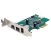 Image de Carte Adaptateur PCI Express vers 3 Ports FireWire - Faible Encombrement - 800 et 400 - adaptateur FireWire - 2 ports
