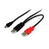 Image de StarTech 6 ft USB Y Cable for External Hard Drive