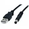 Image de Câble d'alimentation USB vers prise DC de 91 cm - Cordon USB vers connecteur Type M 5V - Câble d'alimentation - USB (alimentation uniquement) (M)