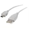 Image de Câble USB 2.0 A vers Mini B de 15 cm - Cordon USB A vers USB Mini B - M/M - Câble USB - USB (M) pour mini USB type B (M) - USB 2.0 - 15 cm - gris -
