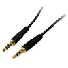 Image de Câble jack audio de 3,5 mm - Cordon stéréo auxiliaire mince de 3 m - M/M (MU10MMS) - Câble audio - mini-phone stereo 3.5 mm mâle pour mini-phone
