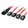 Image de StarTech SAS Cable SFF-8087 to 4x Latching SATA