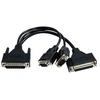 Image de Carte combo série/parallèle PCI Express 2S1P avec câble de dérivation - Adaptateur série/parallèle - PCI Express x1 profil bas - RS-232 - 2 ports + 1