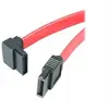 Image de Câble Serial ATA SATA vers SATA à angle gauche 15 cm - Câble SATA - Serial ATA 150/300/600 - SATA (R) pour SATA (R) - 15.2 cm - connecteur à angle