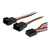 Image de Câble répartiteur en Y pour ventilateurs 4 broches de 31 cm - F/M - Répartiteur d'alimentation de ventilateur - MLI à 4 broches (F) pour MLI à 4