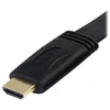 Image de Câble plat HDMI haute vitesse Ultra HD 4K x 2K avec Ethernet de 5m - Cordon HDMI vers HDMI - Mâle / Mâle - Noir - Câble HDMI avec Ethernet - HDMI