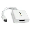 Image de Adaptateur vidéo Mini DisplayPort vers HDMI - Convertisseur Mini DP vers HDMI - M/F - 1920x1200 - Blanc - Adaptateur vidéo - Mini DisplayPort mâle