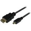 Image de Câble HDMI haute vitesse avec Ethernet 0,5 m - HDMI vers HDMI Micro - M/M - Câble HDMI avec Ethernet - HDMI mâle pour 19 pin micro HDMI Type D mâle -