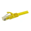 Image de Câble réseau Cat6 Gigabit UTP sans crochet de 15m - Jaune - Cordon de raccordement - RJ-45 (M) pour RJ-45 (M) - 15 m - UTP - CAT 6 - moulé, sans
