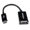 Image de 5in Micro USB to USB OTG Host Adapter - Micro USB Male to USB A Female On-The-GO Host Cable Adapter (UUSBOTG) - Adaptateur USB - USB (F) pour