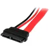 Image de Adaptateur SATA Slimline de 15 cm vers SATA avec alimentation - F/M - Adaptateur ATA - Serial ATA 150/300/600 - SATA Slimline (F) pour combo SATA (M)