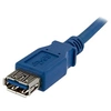 Image de Câble d'extension bleu SuperSpeed USB 3.0 A vers A 1 m - M/F - Rallonge de câble USB - USB type A (M) pour USB type A (F) - USB 3.0 - 1 m - noir -